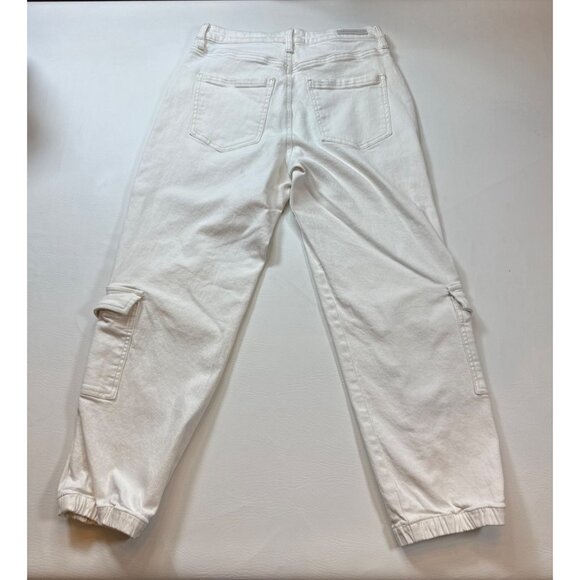 Sanctuary Brooklyn Women White High-Waisted Cargo Jogger sz 28 Pants (bin ii164) - Picture 5 of 16